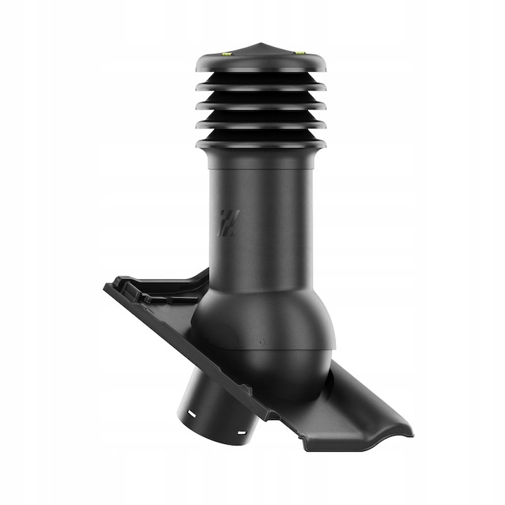 Kémény szellőzőkészlet HIVENT 150 mm, Krono-Plast, Piemont Tobago cseréphez, magasság 480 mm, polipropilén, UV-álló