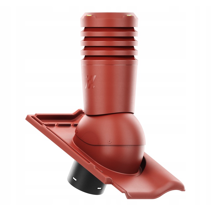 Kominek ventilator ECOLINE Premium, Krono-Plast, 125mm, set complet, negru