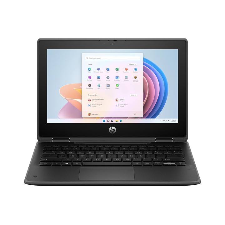 HP Fortis Flip G1i 11 Intel Processor N250 1.3GHz/8GB RAM/128GB SSD UFS/batteryCARE+ WiFi/BT/Intel UHD Graphics/11.6 HD BV Touch/Win 11 Pro 64-bit Laptop