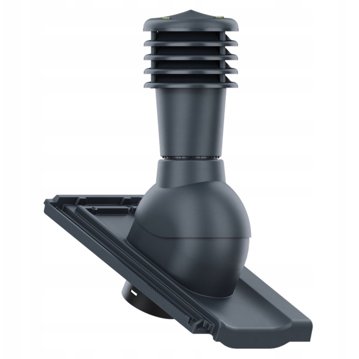 Kominek Ventilatie SmartLine, Krono-Plast, ceramica, antracit, 125mm, set complet