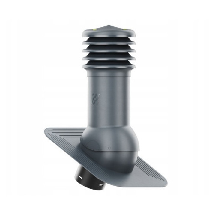 Componente acoperis, HiVent, 150 mm, antracit, set cu nivela si accesorii de montaj