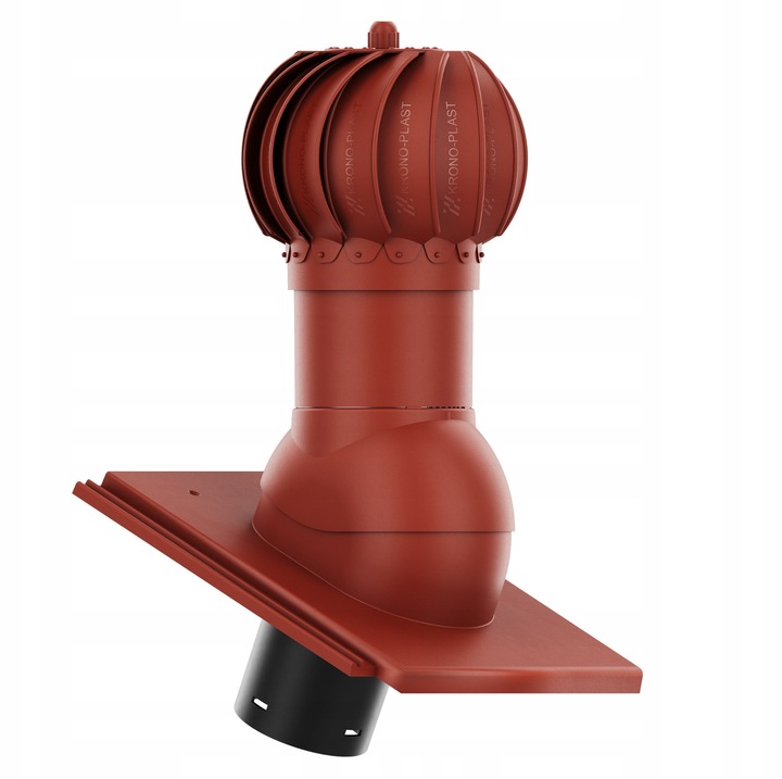 Krono-Plast ROTOLINE 150mm forgó tetőventilátor, komplett készlet alappal és elvezető csővel