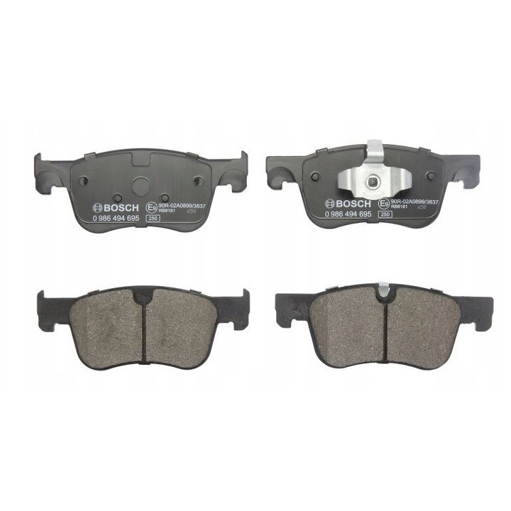 Bosch fékbetét készlet CITROEN C4 Picasso II-hez, méretek: 155,2x62,1x17mm