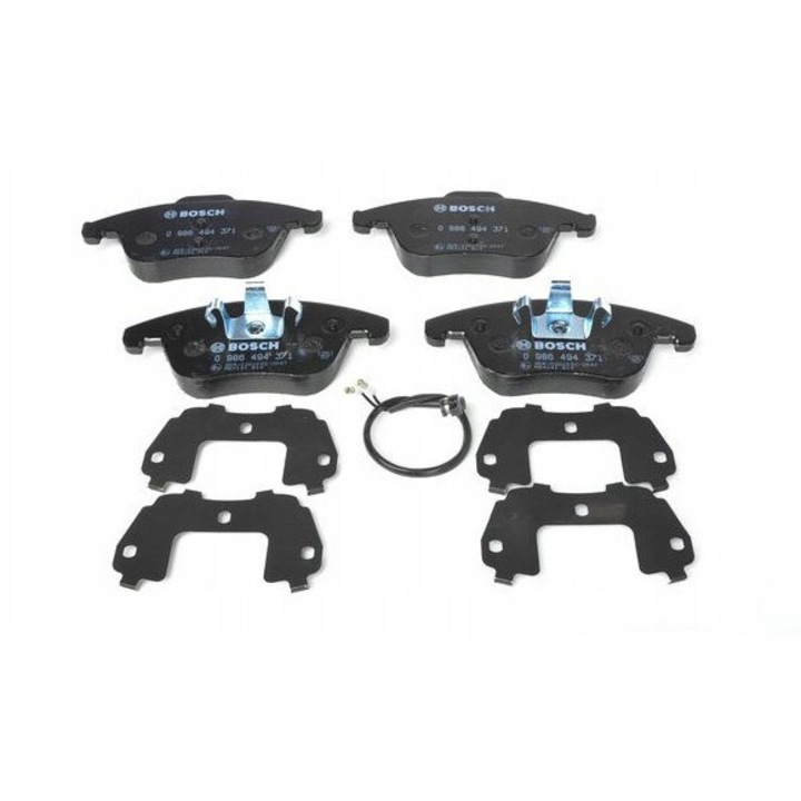 Klocki hamulcowe set, Bosch, 0986494371, Low-Metallic, 66,8x155x17,1mm