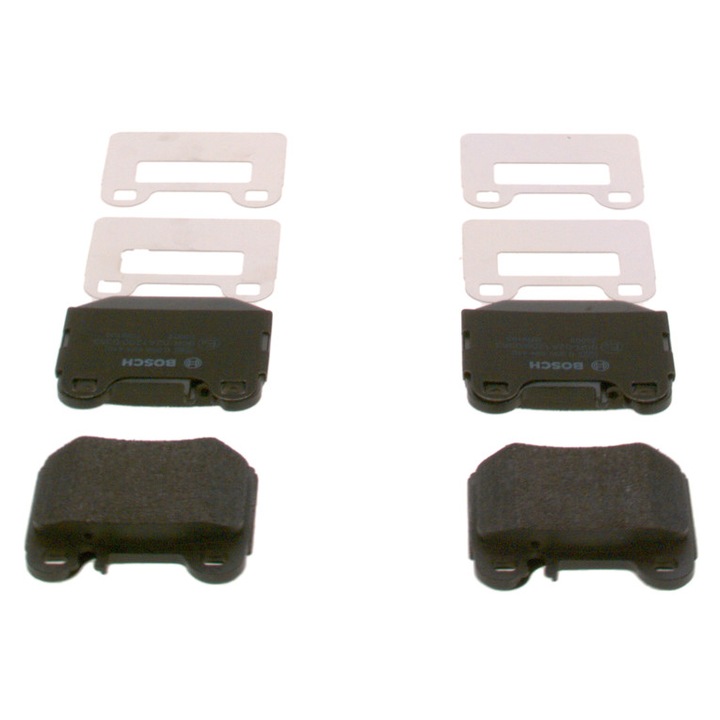 Klocki hamulce Bosch, pentru Mercedes-Benz KLASA M (W163), 65,5x76,7x14,6mm, cu suport amortizor