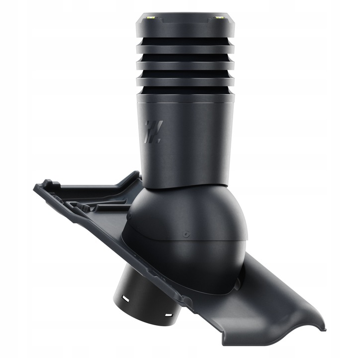 Kominek ventilator ECOLINE PREMIUM, Krono-Plast, 125 mm, set cu niveluri, culoare LUPEK GLAZURA