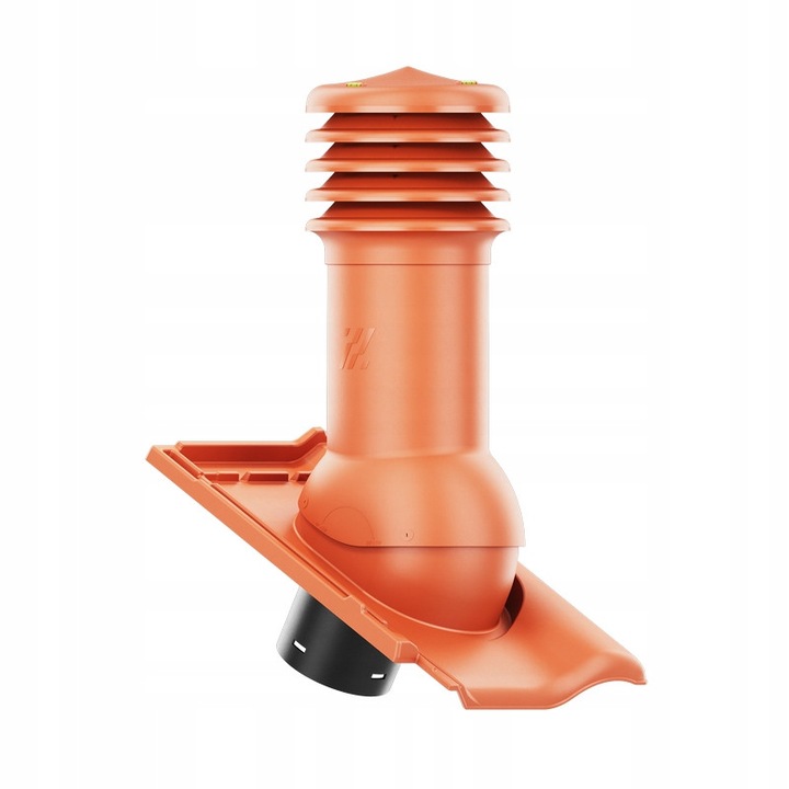 Completare set cominek ventilare HIVENT 125 mm, Krono-Plast, pentru tigla Rubin 9V, polipropilena, 480 mm