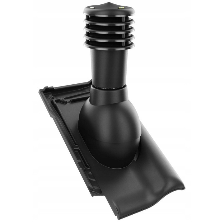 Kominek Ventilatie SmartLine, 125mm, negru, set complet, 37x46cm