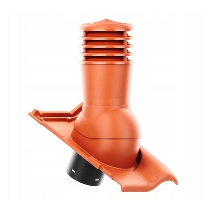 Kominek Ventilatie Set SmartLine, 150mm, Ceglast, 37x46cm, cu nivela, din polipropilena