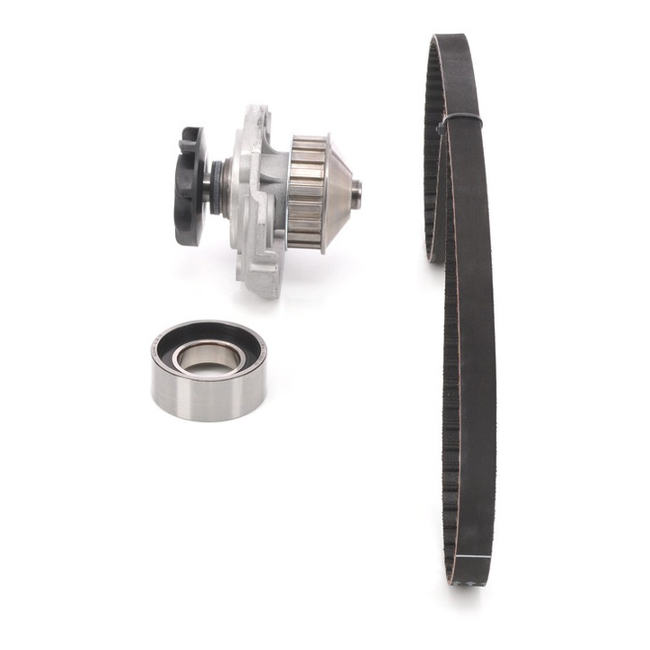 Pompa apa + set curea distributie Bosch, 15x1029mm, 108 dinti, 1.24kg