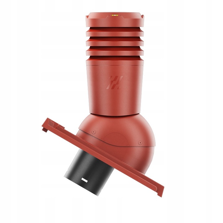 Kominek Ventilatie Set EcoLine, Krono-Plast, DN125mm, Culoare Rosu, Dimensiuni 37x46cm