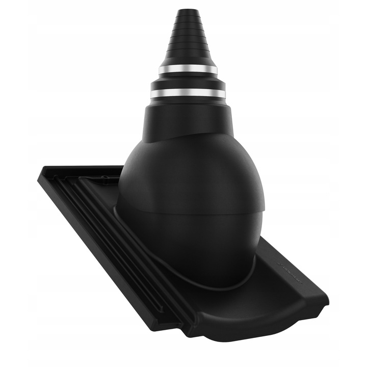 Trecere antena reglabila set Krono-Plast, negru, 19x90mm, 433x275mm