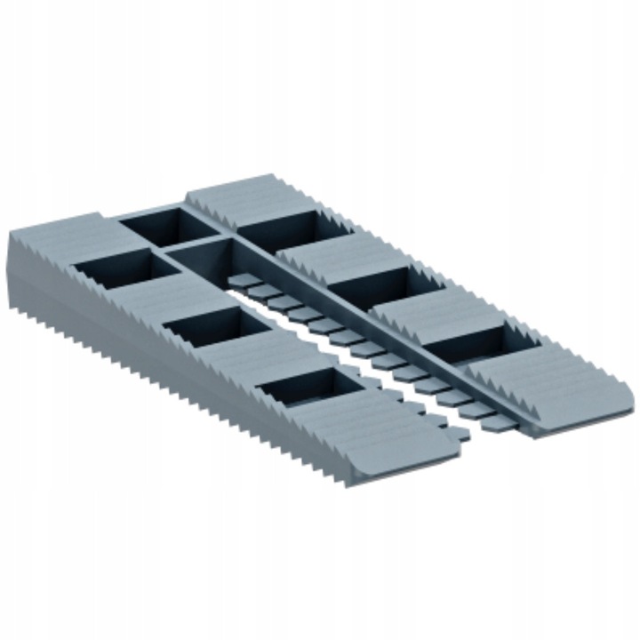 Kliny poziomante Krono-Plast set 100 bucati 10x38x77mm, rezistenta la umiditate, material PP