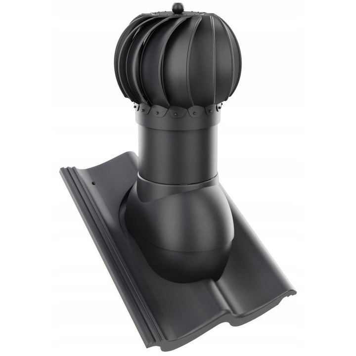 RotoLine tető szellőzőkosár, Krono-Plast, antracit, 150mm