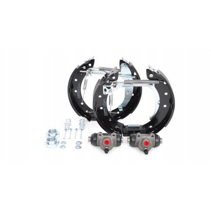 Set frane Bosch, 203x38mm, cu cilindru, pentru CITROEN SAXO, XSARA, ZX, PEUGEOT 106 I, 106 II, 306, RENAULT LAGUNA I