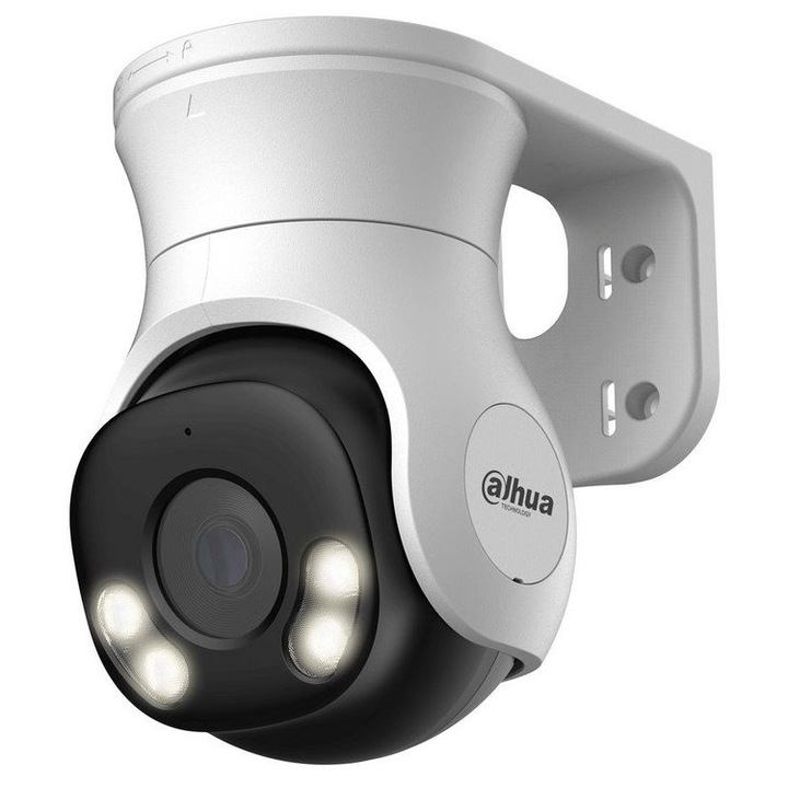 Dahua forgathato IP kamera, 2 MP, IR 40 m, beepitett mikrofon, 24/7 szines kep, 2.8 mm, mobilrol forgathato, IP66 - HAC-PT1239A-A-LED-0280B-S2