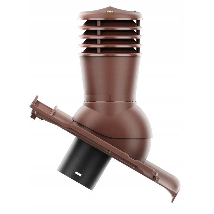 Kominek Ventilatie Set, Krono-Plast, SmartLine, 150mm, 37x46cm, Culoare: Maro