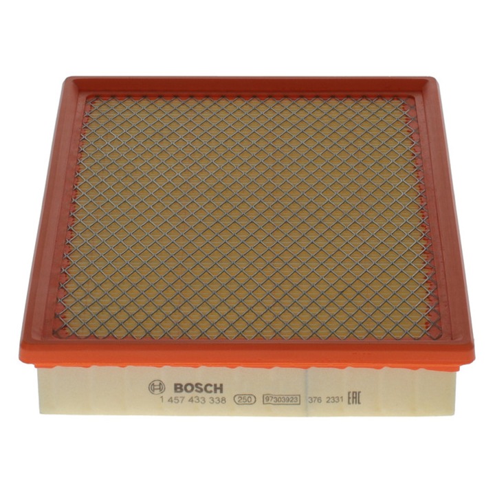 Filtru de aer Bosch pentru Chrysler PT Cruiser, 255x190x38mm, 1 bucata