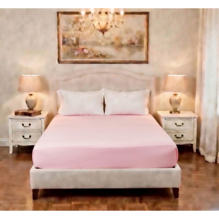 Cearsaf de pat 2, 40*2, 50 m din matase naturala 100 %, de dud 19 momme 6 A calitate- pentru pat de 1.60 m latime