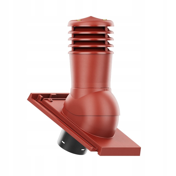 Kominek Ventilatie SmartLine, Krono-Plast, ceramica, 150mm, rosu, set complet