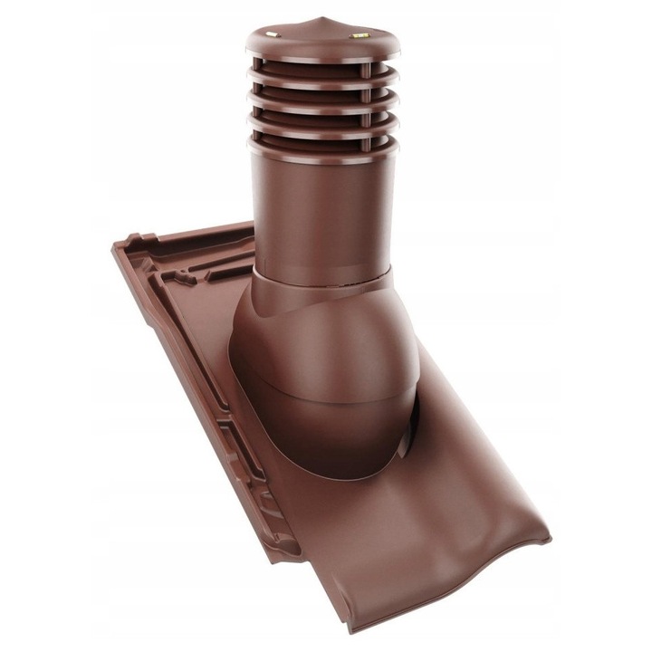 Kominek Ventilatie SmartLine, 150mm, ceramica, cu evacuare condens, 37x46cm, culoare: brun