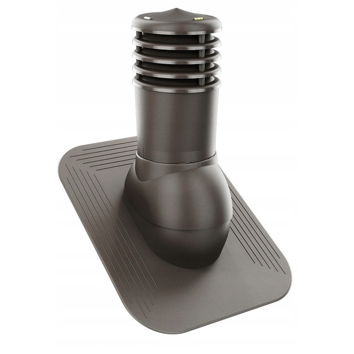 Kominek Ventilatie SmartLine, 150mm, Culoare Ciemna, Set cu Baza si Suruburi