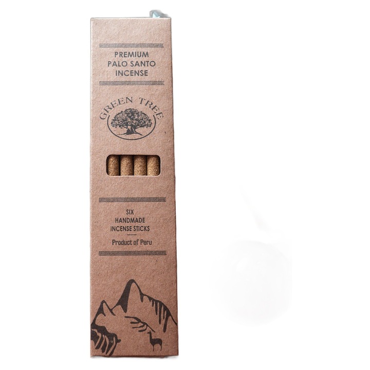 Betisoare parfumate Green Tree din Palo Santo