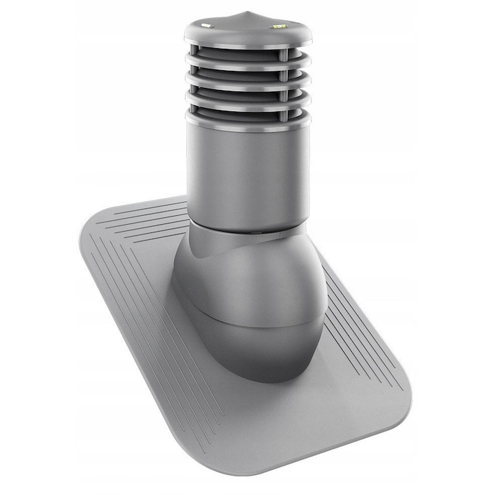 Kominek Ventilatie Ocieplata Krono-Plast DN150mm, Grafit, 37x46cm, Set complet