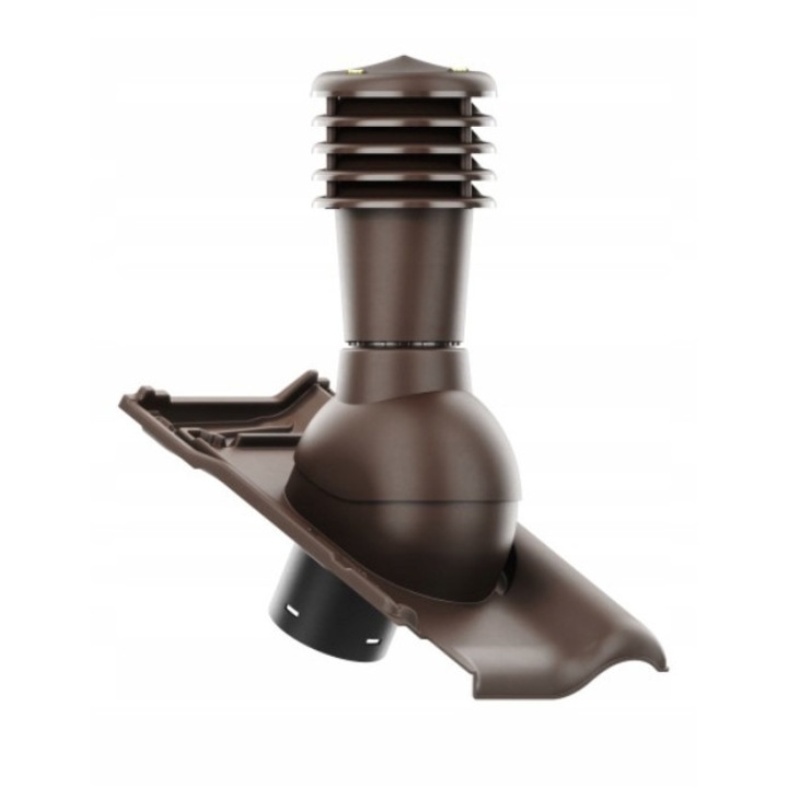 Kominek Ventilatie SmartLine, Krono-Plast, ceramica, cu evacuare condens, 125mm, 37x46cm