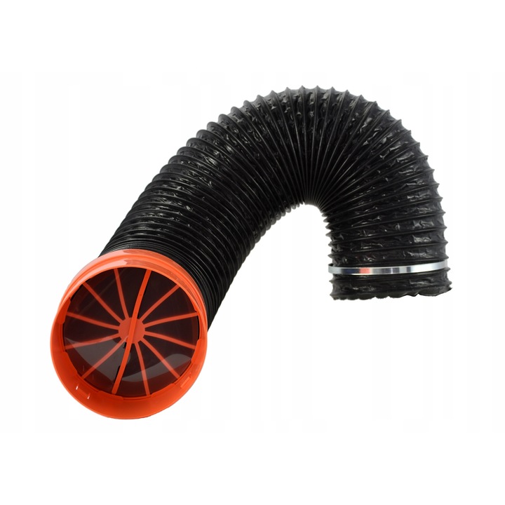 Rura de conectare Krono-Plast, 125mm, lungime 100cm, cu supapa de retur