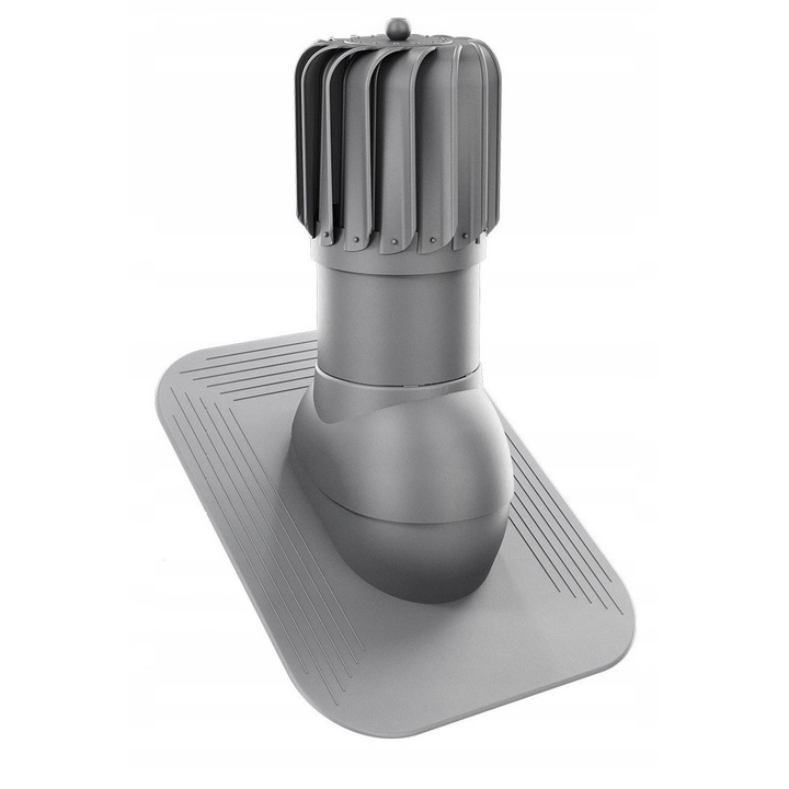 Cominek Ventilatie Rotativ, Krono-Plast, DN 150 mm, Grafit, 37x46cm, Set Completo