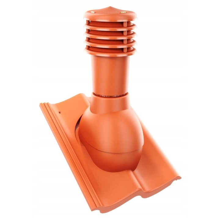 Kominek Ventilatie SmartLine, Krono-Plast, 125mm, Ceglasty, Set complet