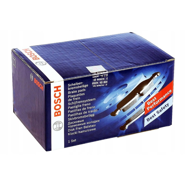 Klocki hamulcowe, Bosch, pentru Kia CARENS 2.0 CRDi, 16,7mm, 138x60,8mm, set