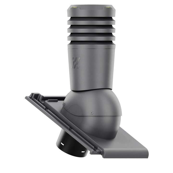 Kominek ventilator ECOLINE Premium fi150, Krono-Plast, pentru tigla ceramica, sistem de drenaj, culoare antracit