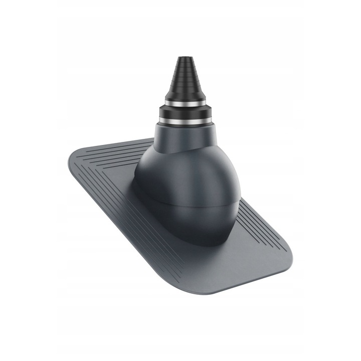 Przejscie antenowe, Krono-Plast, antracit 7016, 37x46cm, inaltime 36cm, set complet