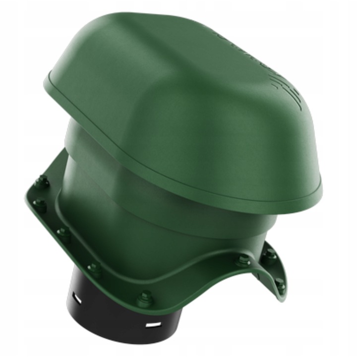 Kominek sanitarny Krono-Plast, 150 mm, verde RAL 6020, set complet