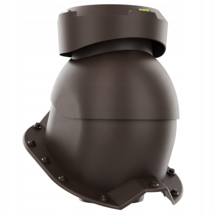 Kominek ventilare canalizare fi110, Krono-Plast, trapez T35, culoare ciemna, dimensiune 110mm, set complet