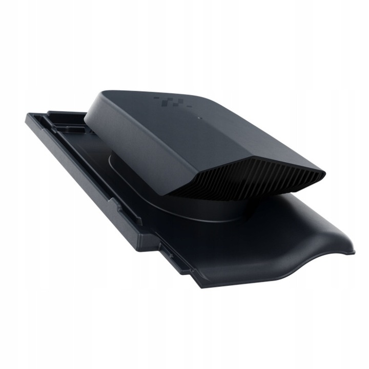 Ventilator polaciowy Krono-Plast, set cu baza, antracit, 11cm