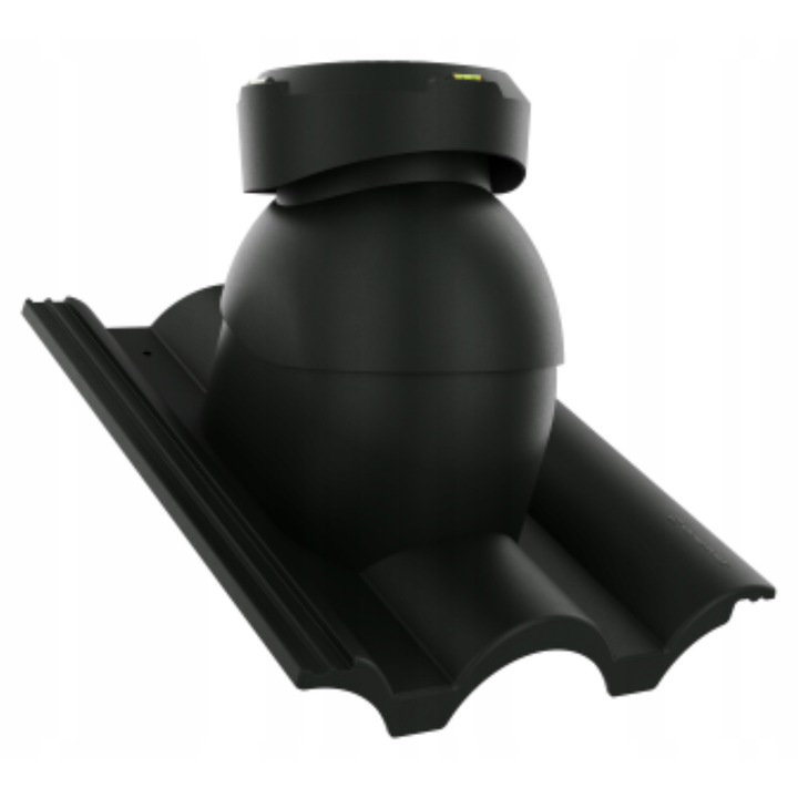 Combinat de ventilare canalizare KRONO-PLAST, fi110, ciemny grafit, 420x330mm