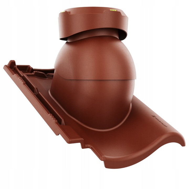 Cos de ventilatie canalizare 110 set KRONO-PLAST, compatibil ROBEN MILANO, culoare cupru
