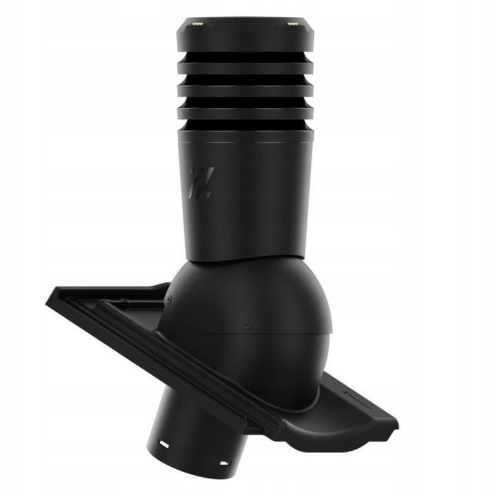 Kominek ventilator ECOLINE PREMIUM, Krono-Plast, 125 mm, set complet, negru