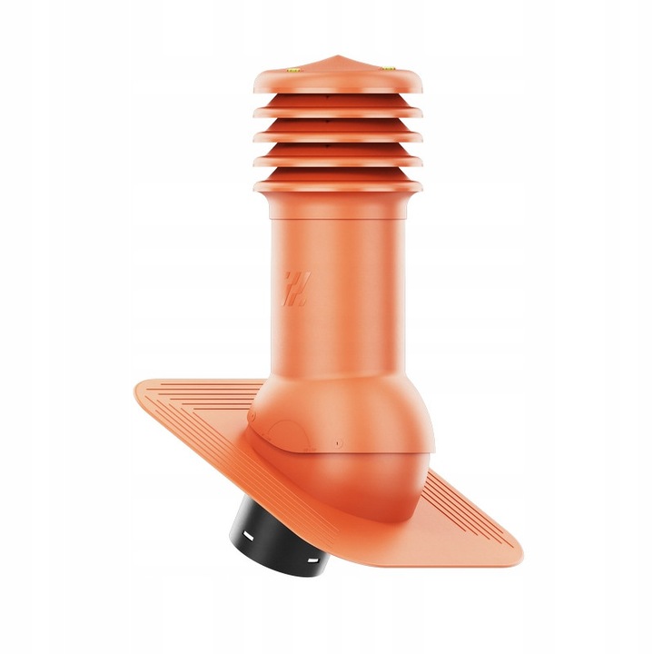 Componente acoperis, Kominek ventilare HiVent, 150 mm, Ceglasta, 480 mm, set complet