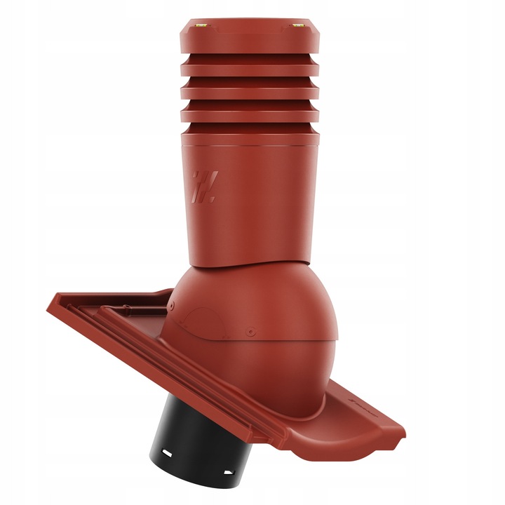 Kominek ventilator ECOLINE PREMIUM, Krono-Plast, 125 mm, set complet, culoare: castan