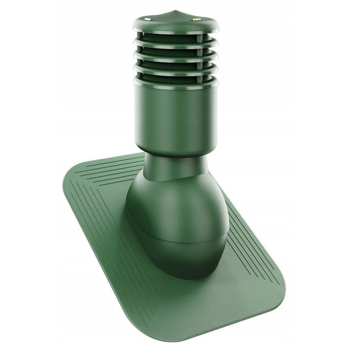 Kominek Ventilatie SmartLine, DN125mm, Izolat, Verde RAL 6020, Set complet