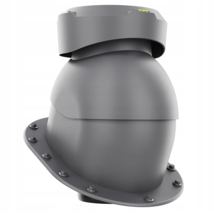 Вентилатор за комин fi110, Krono-Plast, графит RAL 7024, пълен комплект, размери 322x240mm