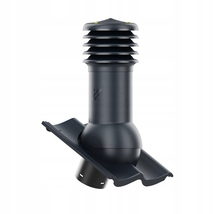 Sistem de ventilație acoperiș HiVent Krono-Plast 125 mm, grafit, CREATON Göteborg