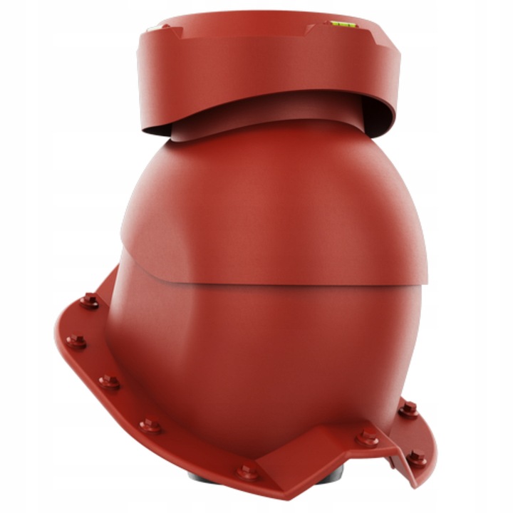 Kominek ventilare canalizare fi110, Krono-Plast, rosu RAL 3009, set complet