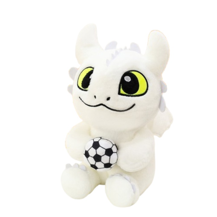 Minge de fotbal de plus "Toothless", 30cm, multicolor