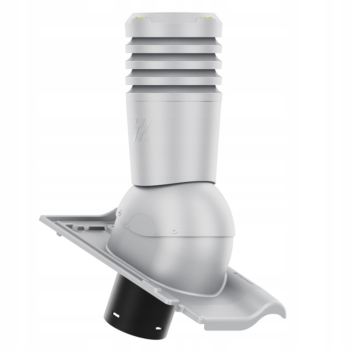 Kominek ventilator ECOLINE PREMIUM, Krono-Plast, 125 mm, set complet, titan slefuit