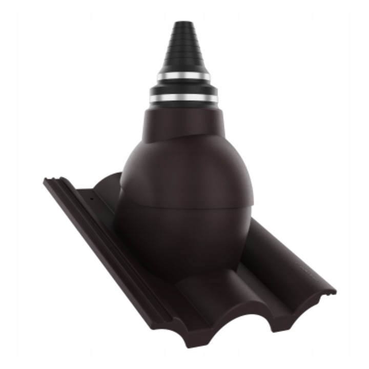 Accesoriu antena, Krono-Plast, set cu baza pentru Braas Taunus Pfanne / Terran Danubia, dimensiuni 420x330mm